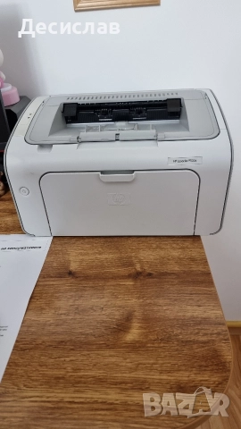 Лазерен принтер HP P1005, снимка 2 - Принтери, копири, скенери - 52832833