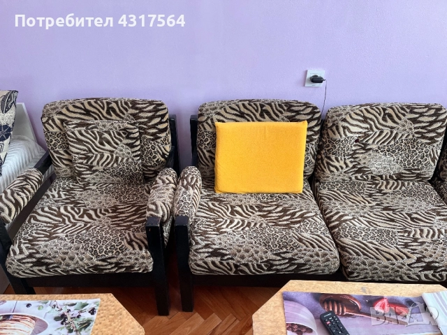Дивани двойка тройка и фотьойл, снимка 4 - Дивани и мека мебел - 52964080