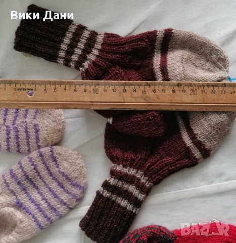 Swiss плетени вълнени детски чорапи терлици, снимка 2 - Чорапи - 38814284