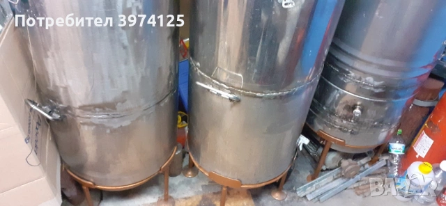 Комплект от три съда за вино от неръждавейка, снимка 2 - Други стоки за дома - 53211747