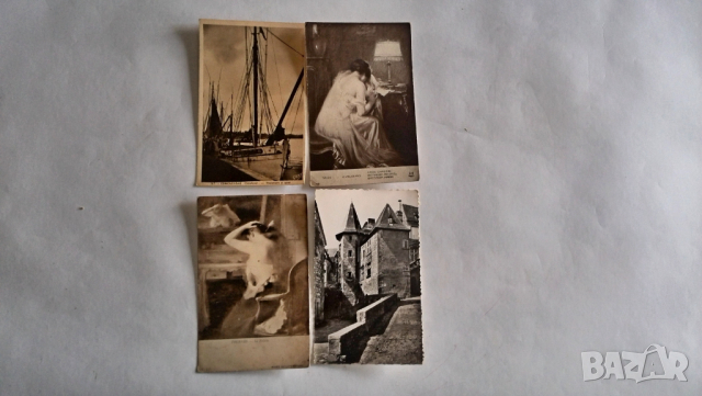 стари френски пощенски картички, снимка 14 - Филателия - 36337973