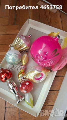 Играчки за елха стъклени, снимка 1