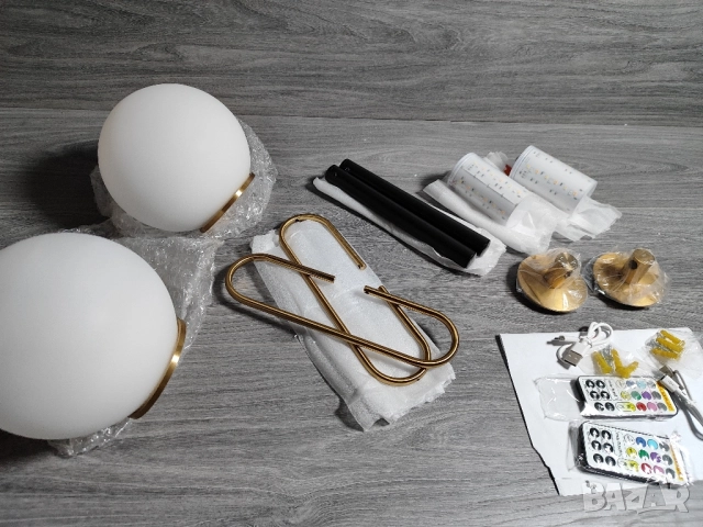 ПРОМО ! Комплект 2 броя LED модерни акумулаторни лампи за стена !, снимка 8 - Лампи за стена - 52215445