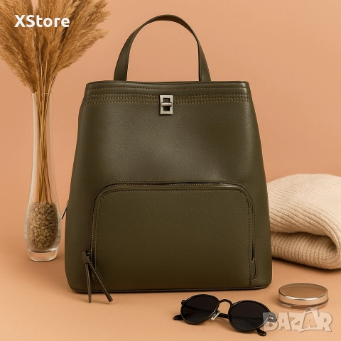 Елегантна и удобна раница с три прегради – перфектна за всеки ден, снимка 6 - Раници - 52585837