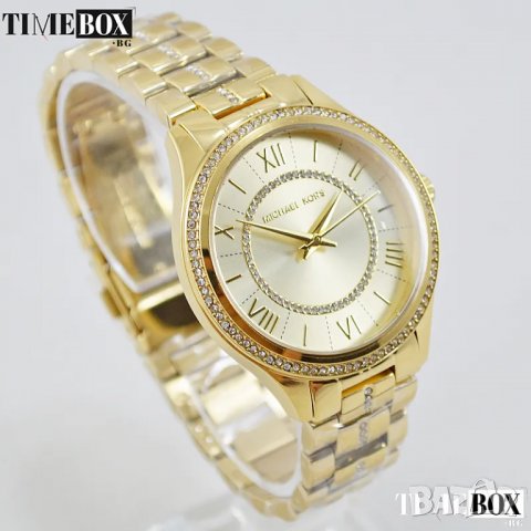Michael Kors MK3719 Lauryn Gold. Нов дамски часовник, снимка 2 - Дамски - 38752503