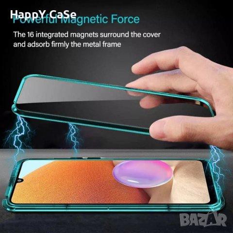 Samsung Galaxy A53 A72 S21+ A21s A51 / Двоен 360 градуса магнитен кейс калъф, снимка 3 - Калъфи, кейсове - 42514385