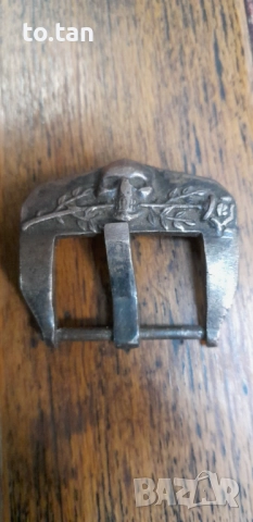 Сребърен бъкъл за часовник