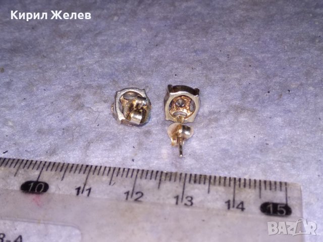 НЕЖНИ КЛАСИЧЕСКИ СКЪПОЦЕННИ СРЕБЪРНИ ОБЕЦИ СРЕБРО 925 с ЮВЕЛИРНО ФАСЕТИРАНИ КАМЪНИ БЯЛ ТОПАЗ 38530, снимка 11 - Обеци - 41451024