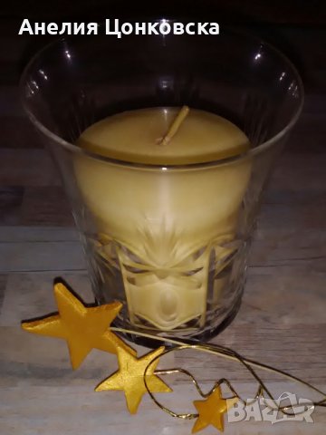 Ароматна свещ в кристална чаша