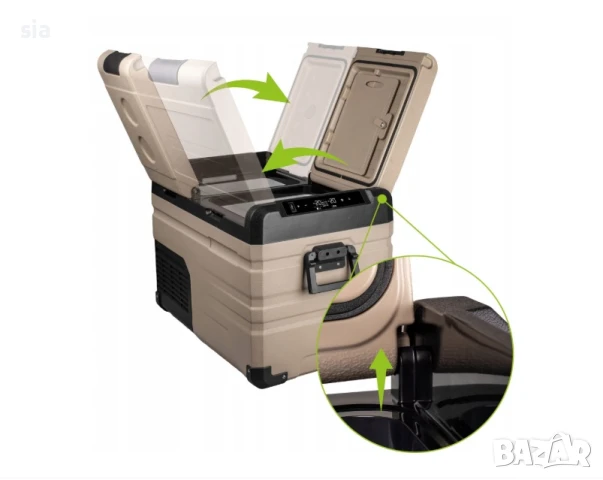 Хладилник за кемпер, каравана, кола или дом с компресор и фризер, снимка 6 - Аксесоари и консумативи - 51271232