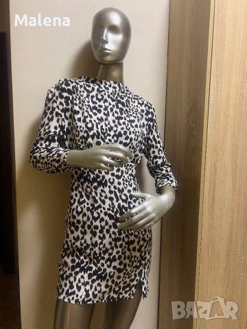 Дамска тигрова рокля на zara !, снимка 1 - Рокли - 42109581