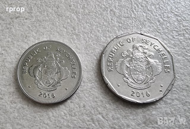 Монети. Сейшели . Сейшелски острови . 1 и 5 рупии. 2016 година. Нова серия ., снимка 4 - Нумизматика и бонистика - 38653118