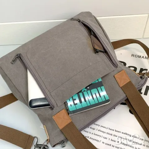 Ежедневна дамска чанта Grey, снимка 10 - Чанти - 47925543