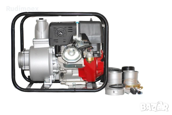 Водна помпа 4 цола, бензинова, за поливане и отводняване - 2 години гаранция | Rudimpex.com, снимка 3 - Водни помпи - 50601540