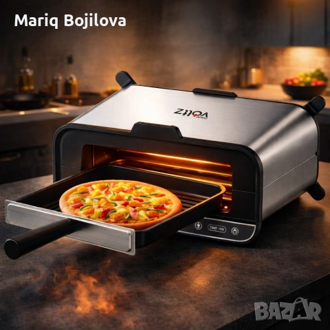 Мултифункционален уред за готвене 4 в 1, Oliver Voltz, 1700W, Тостер, Грил/Парти грил, Фурна, BBQ, снимка 3 - Тостери - 53414979