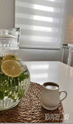 Щори ECD  Ролетни, Текстилни, Двойни, Без пробиване, Включен монтажен материал, Бял,Сив ,Бежов