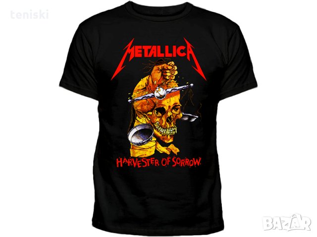  Рок тениска Metallica Модели и размери , снимка 7 - Тениски - 32330997
