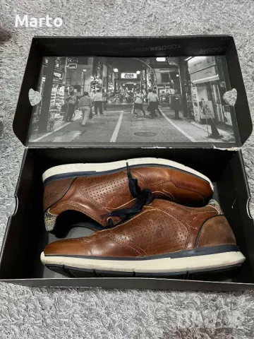 Togoshi мъжки кожени обувки, снимка 2 - Ежедневни обувки - 50441107