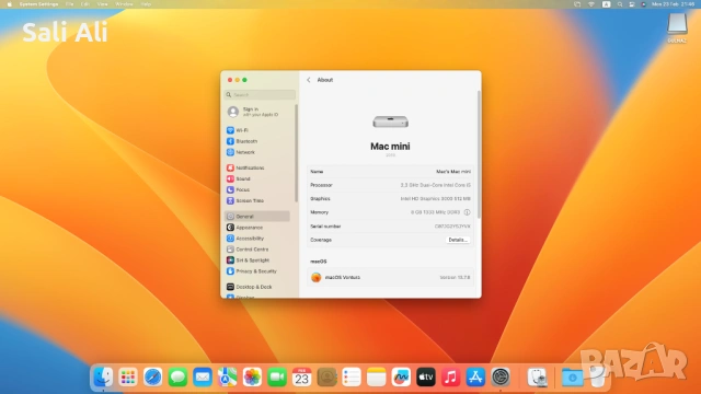 Mac Mini A1347 - 240GB SSD, 8GB RAM, i5 + Оригинална Клавиатура, Мишка, снимка 12 - За дома - 53661810