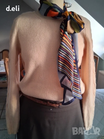 Iris von Arnim Original Size.M Кашмир, Вълна Коприна, снимка 8 - Блузи с дълъг ръкав и пуловери - 52961684