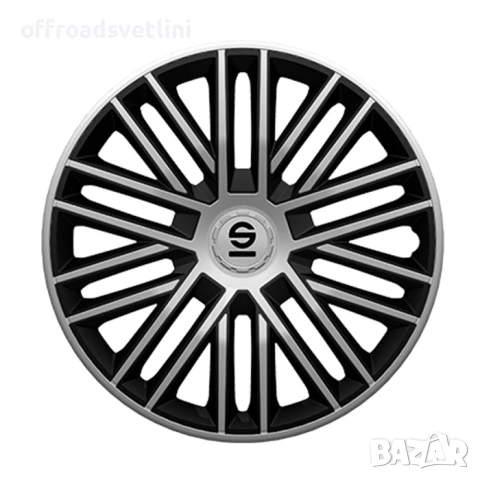 Тасове за джанти 15'' Sparco BERGAMO / SPC1585SVBK