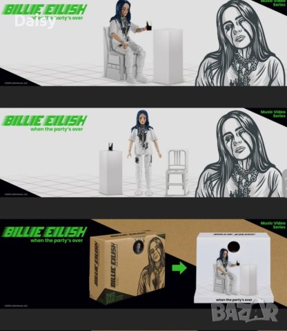 Фигурка на Били Айлиш / Billie Eilish , снимка 6 - Колекции - 40351110