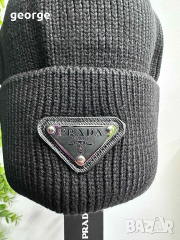 Зимна шапка Prada - нова, снимка 3 - Шапки - 52376592