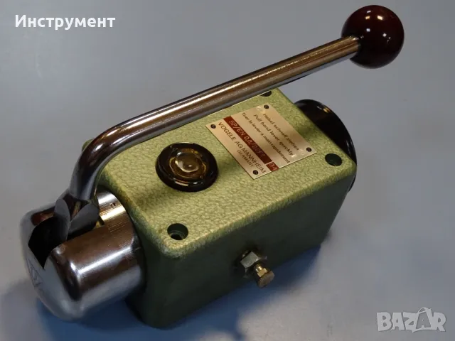 Хидравлична ръчна помпа Vogele AG Mannheim SP/EN 0.6/22F1 Hand Level Oiler Control Valve, снимка 6 - Резервни части за машини - 49054991
