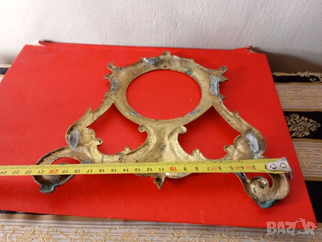 Стара барокова апликация,обков, снимка 3 - Други ценни предмети - 53673563
