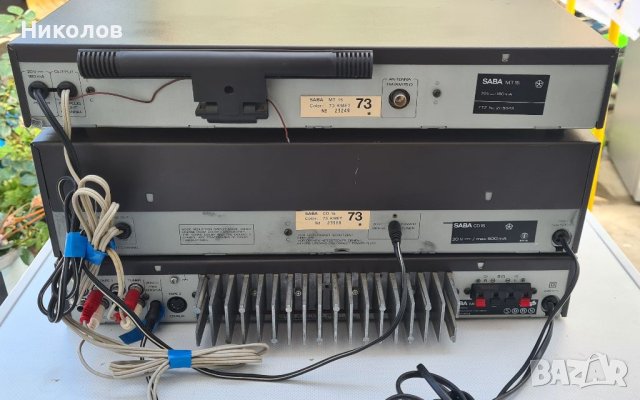 SABA тунер, дек, усилвател и грамофон, снимка 5 - Аудиосистеми - 41456733