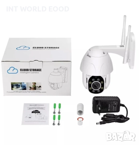 1080P 2MP IP PTZ Безжична Охранителна Камера  Пълноцветно нощно виждане YCC365 Plus APP, снимка 4 - IP камери - 52062710