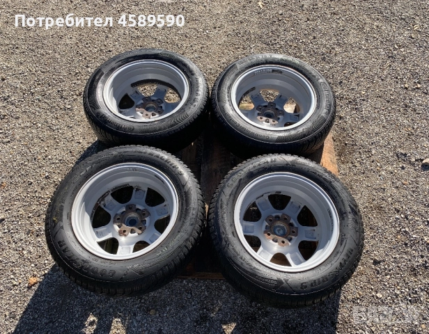 Алуминиеви джанти 15цола 5x112+ЗИМНИ ГУМИ Goodyear 195/65/15 за Vw,Audi,Skoda,Seat, снимка 11 - Гуми и джанти - 52258753