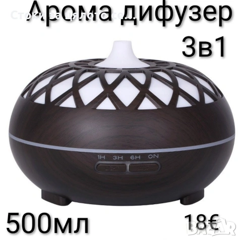 Пречиствател, овлажнител и ароматизатор за въздух 3в1