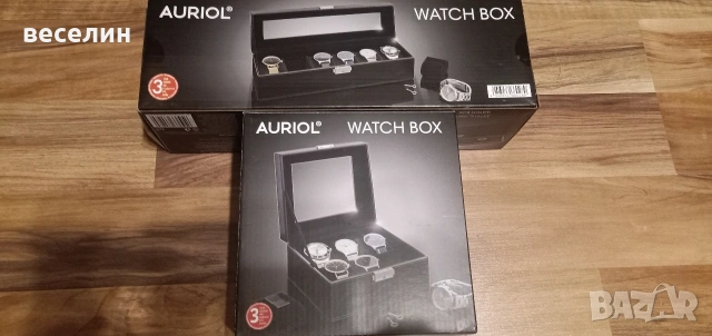 Кутии за 6 часовника, квадратна или правоъгълна