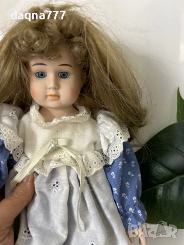 Порцеланова кукла Германия 70-те години, снимка 6 - Кукли - 52894569