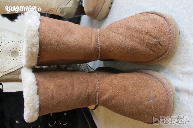 UGG топли ботуши, боти, апрески с панделки -N- 36, реплика UGG ботуши, снимка 11 - Дамски боти - 35590225
