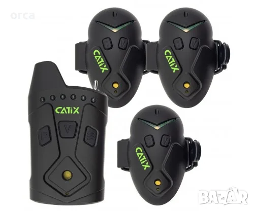 Комплект сигнализатори Catix XP8 Catfish – 3+1 безжичен комплект сом