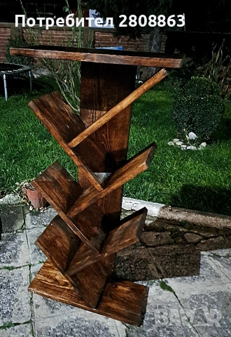 Рафт за книги , библиотека етажерката , снимка 16 - Етажерки - 38837778