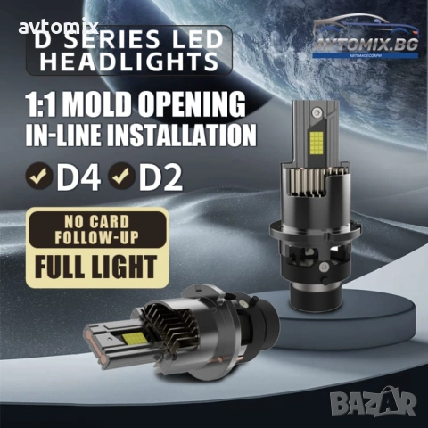 LED крушки D2S/D4S 135W Canbus, снимка 2 - Аксесоари и консумативи - 53412954