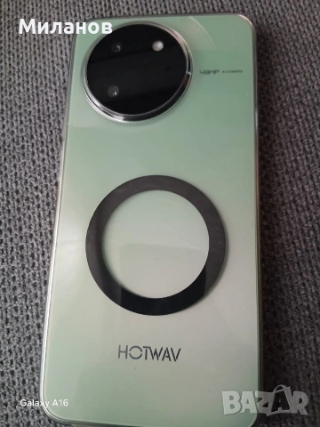 Продавам телефон Hotwav note 18gt,8 рам,256 ром,зелен като нов, снимка 5 - Други - 53305245