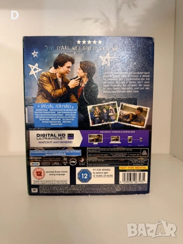 The Faul in Our Stars Blu Ray + DVD, снимка 3 - Blu-Ray филми - 53700105