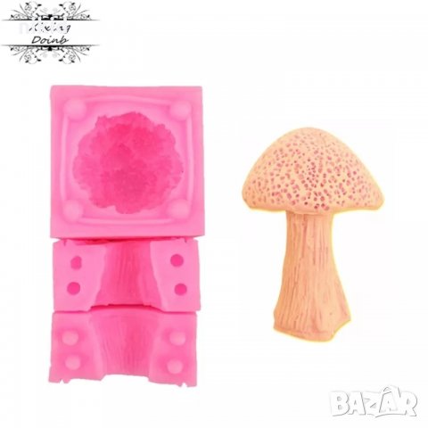3D гъба 3 части силиконов молд форма декорация торта фондан шоколад и др. , снимка 2 - Форми - 23157314