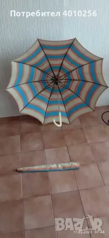 АНТИКВАРЕН РЕТРО ЧАДЪР КАТО НОВ ЗА КОЛЕКЦИЯ , снимка 4 - Антикварни и старинни предмети - 48489779