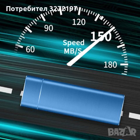 Високоскоростен преносим външен твърд диск SSD 6 TB,Type-C,USB 3.1 интерфейс за лаптоп/PC/Mac и др., снимка 2 - Твърди дискове - 41326645