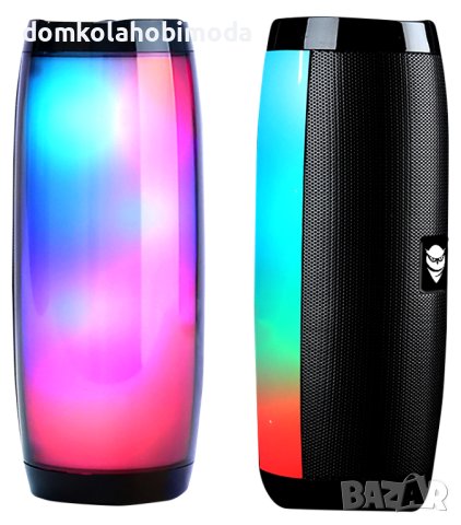 Блутут тонколона с RGB подсветка,AUX IN вход,USB,WAV, MP3, WMA, снимка 2 - Bluetooth тонколони - 40847286