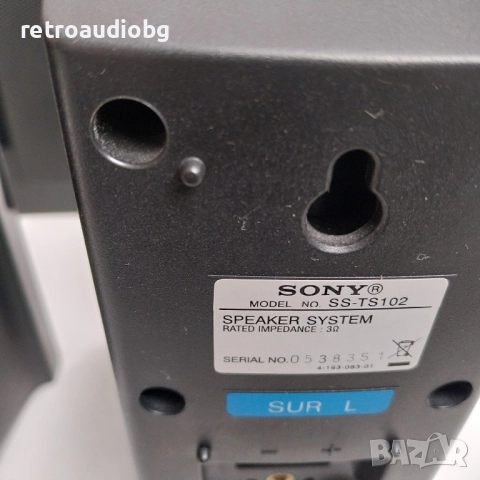 🔉Комплект 6 тонколони за домашно кино Sony SS-WS101, SS-TS102, SS-CT101 с кабели, комплект🔉, снимка 7 - Тонколони - 52514165