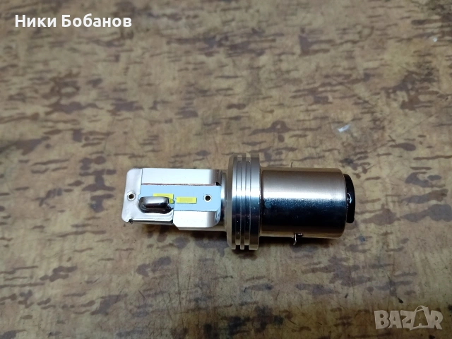 Лед крушка H6(BA20d) 18W 6000K, снимка 4 - Аксесоари и консумативи - 53187976