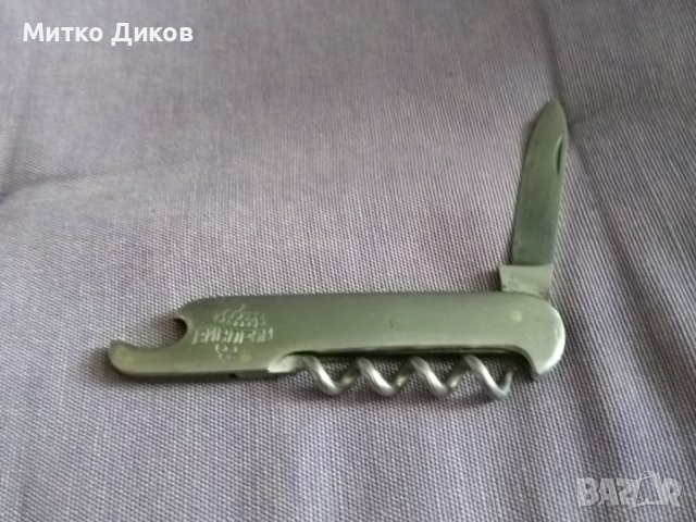 Петко Денев ножче 90х54мм старо джобно ножче от соца Винпром, снимка 8 - Ножове - 39810435