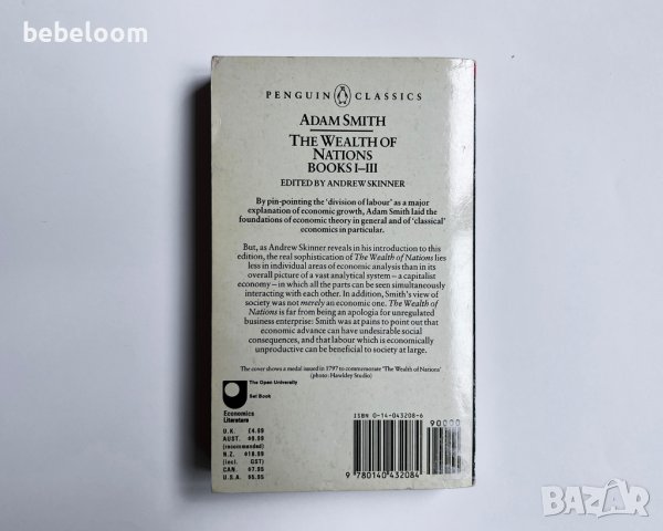 The Wealth of Nations Books 1-3, Adam Smith Penguin Classics Edition Книга, направление Икономика, снимка 4 - Специализирана литература - 41518157