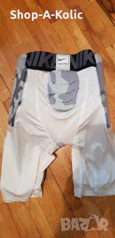 NIke Pro Hyperstrong Padded Football White Black Gray Shock Doctor, снимка 2 - Спортни дрехи, екипи - 34017283